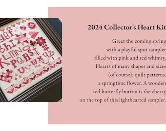 2024 Collector's Heart (2024) by Cecilia Turner of Heart in Hand -- kit
