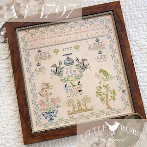 AT 1797 by Robin Mayer of Little Robin Designs (2023) - cross stitch chart