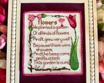 Tulip Cottage Collection (2023) by Luhu Stitches -- paper chart