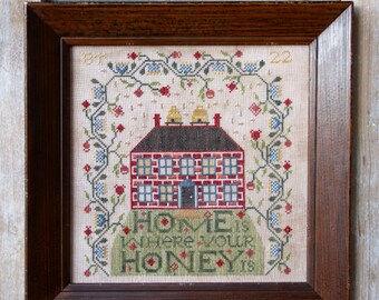 Zuhause ist, wo dein Schatz ist (2024) von Beth Twist von Heartstring Samplery -- Papierschaubild