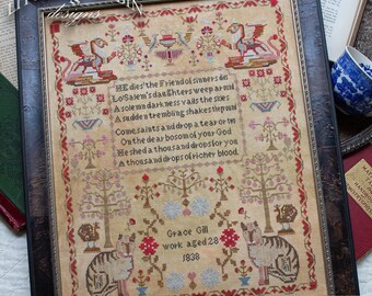 Grace Gill 1838 (2024) by Little Robin Designs -- paper chart