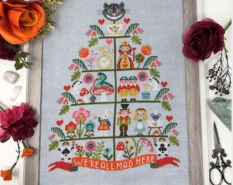 Alice im Wunderland Baum (2024) von Tiny Modernist