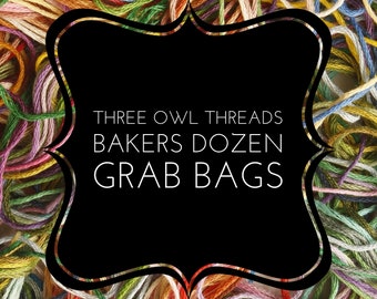Trois fils de hibou Oeuf de nid - Bakers Dozen GRAB BAG - Livraison gratuite! Vendredi fou / Samedi des petites entreprises / Cyber Monday