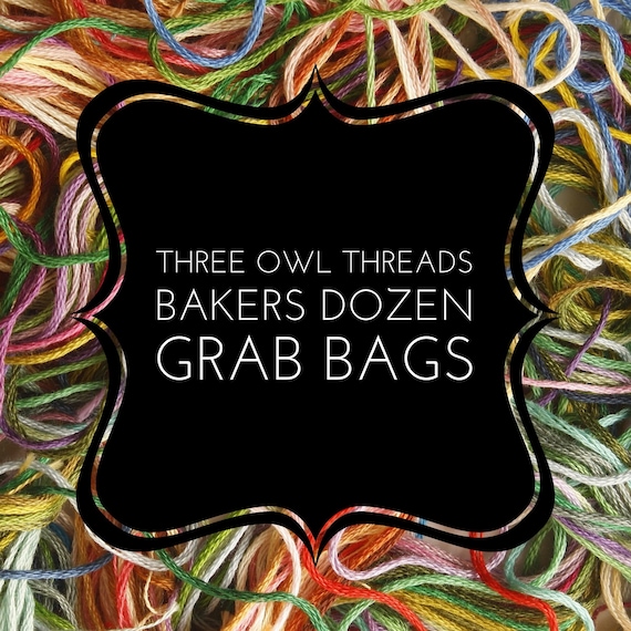 Drei Eulenfaden Nest Ei Bakers Dutzend GRAB BAG Kostenloser Versand Black Friday Small Business Samstag Cyber Monday Etsy