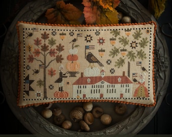 George Decorates for Martha by Paulette Stewart of Plum Street Samplers (2019) - chart