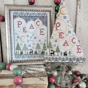 Fifth Day of Christmas Sampler & Tree by Liz Mathews of Hello From Liz Mathews (2021) - chart