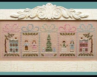 Winter Wonderland, Summer Seascapes, Spring Social, Festival d’automne, par Country Cottage Needleworks - motif de point de croix (2019)