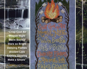 Camper Sampler (2024) by Silver Creek Samplers -- paper chart