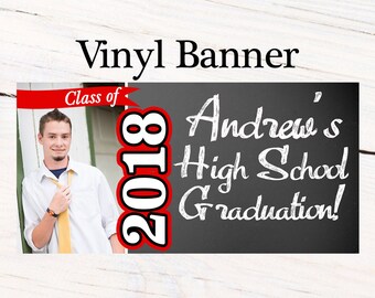 graduation scholar photo banner personalized party banners etsy