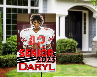 Class of 2023 Graduation Photo Yard Sign - High School Senior Welcome Sign - Welcome Sign Congrats, Foam Board Sign, Graduation Yard Sign