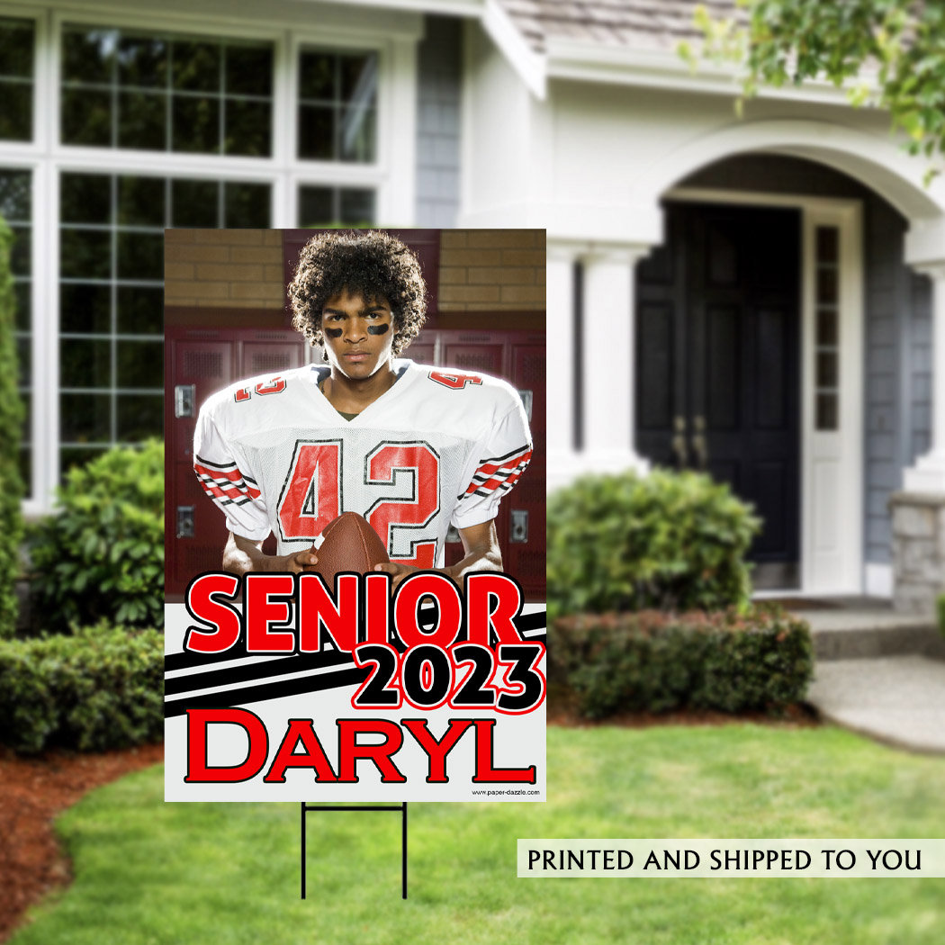 Class of 2023 Graduation Photo Yard Sign High School Senior