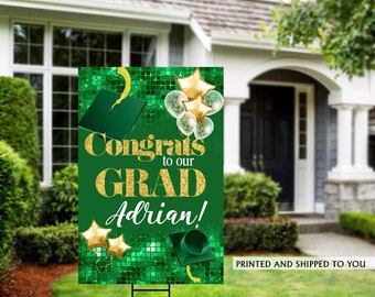 Class of 2023 Graduation Photo Yard Sign - High School Senior Welcome Sign, Welcome Sign Congrats, Grad Lawn Sign, Graduation Yard Sign