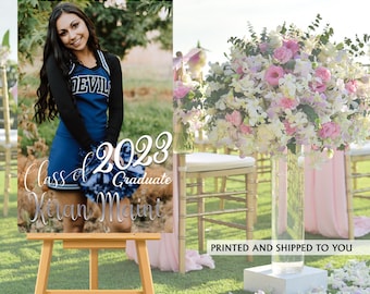 Graduation Photo Welcome Sign - Grad Party Sign in Board - Welcome Sign Congrats, Foam Board Sign, Welcome to the Party Sign, Class of 2023