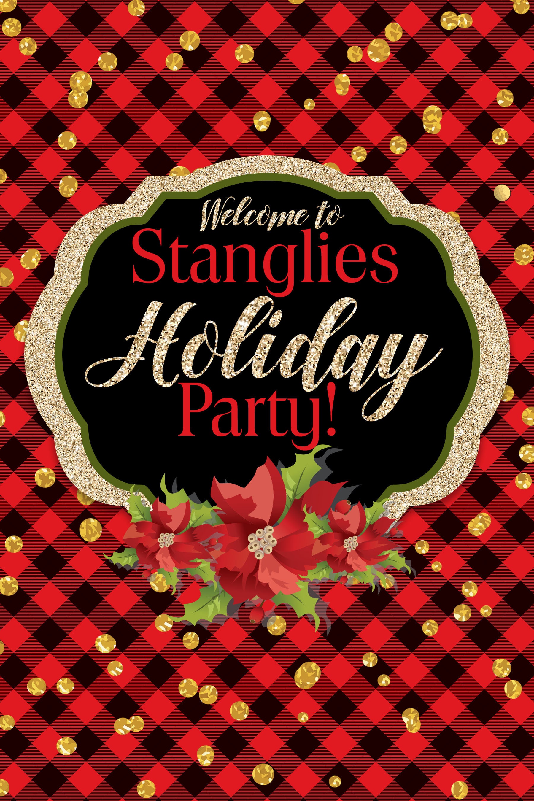 Holiday Party Welcome Sign  Welcome to the Party Sign, Christmas