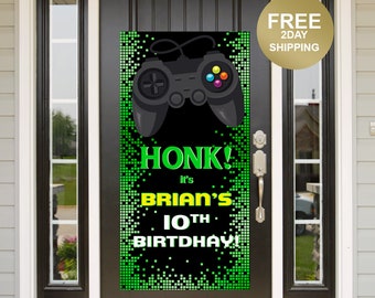 Video Game Birthday Door Banner | Birthday Quarantine Banner | Birthday Door Banner | 16th Birthday Door Banner | BIrthday Yard Banner