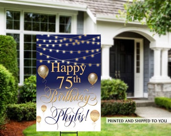 Birthday Yard Sign | Quarantine Birthday Sign | Birthday Yard Sign | 70th Birthday Signs | 50th Birthday Yard Sign, Happy Birthday Lawn Sign