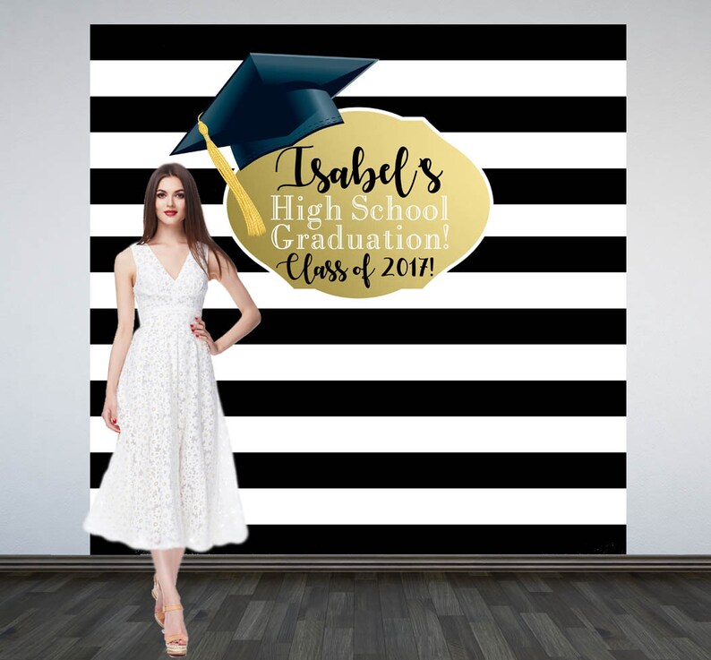 Graduation Photo Backdrop Personalized Photo Backdrop Class Etsy
