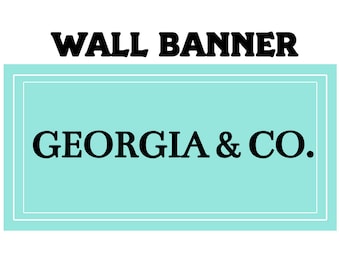 Baby Shower Party Banner  ~ Wedding Shower Personalized Party Banners- Birthday Banner, Printed Banner, Birthday Aqua Blue Banner