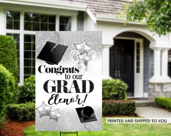 Class of 2023 Graduation Photo Yard Sign - High School Senior Welcome Sign, Welcome Sign Congrats, Grad Lawn Sign, Graduation Yard Sign