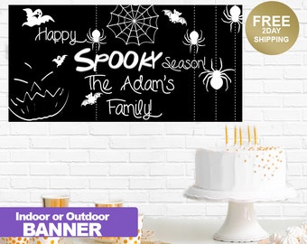 Halloween Birthday Party Banner | Halloween Party Banner | Trunk o Treat Banner | Indoor or Outdoor Banner | Printed Banners | Vinyl Banner