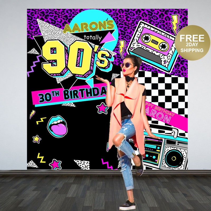 90s Backdrop - Etsy