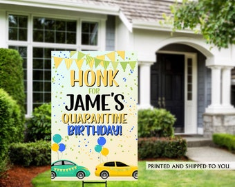 Birthday Yard Sign | Quarantine Birthday | Birthday Lawn Sign | Car Parade Yard Sign |  Birthday Sign | Happy Birthday Sign, 16th Birthday