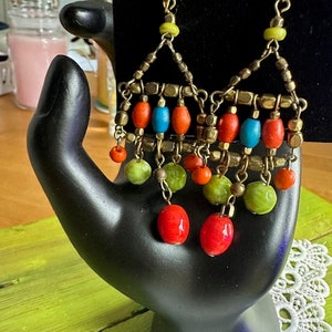 Boho Chandelier Drop Earrings
