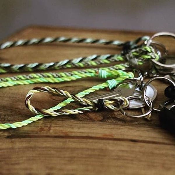 Recycled Fly Line Flyvines Keychain