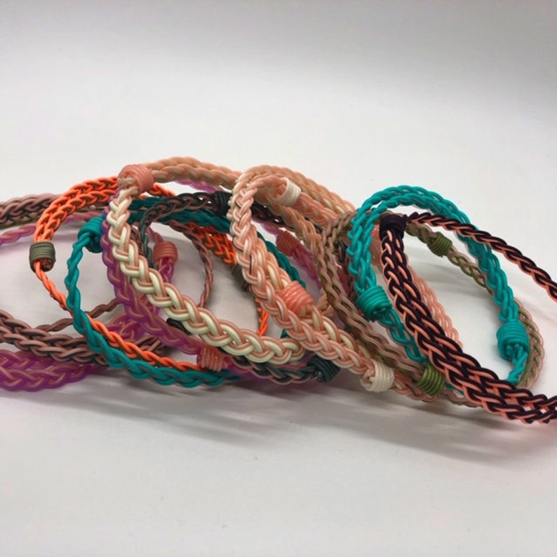 Flyvines Pink Fly Line Bracelets Etsy