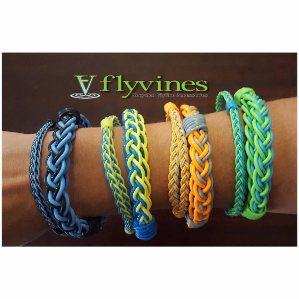 Flyvines Recycled Fly Line Fishing Bracelet Etsy
