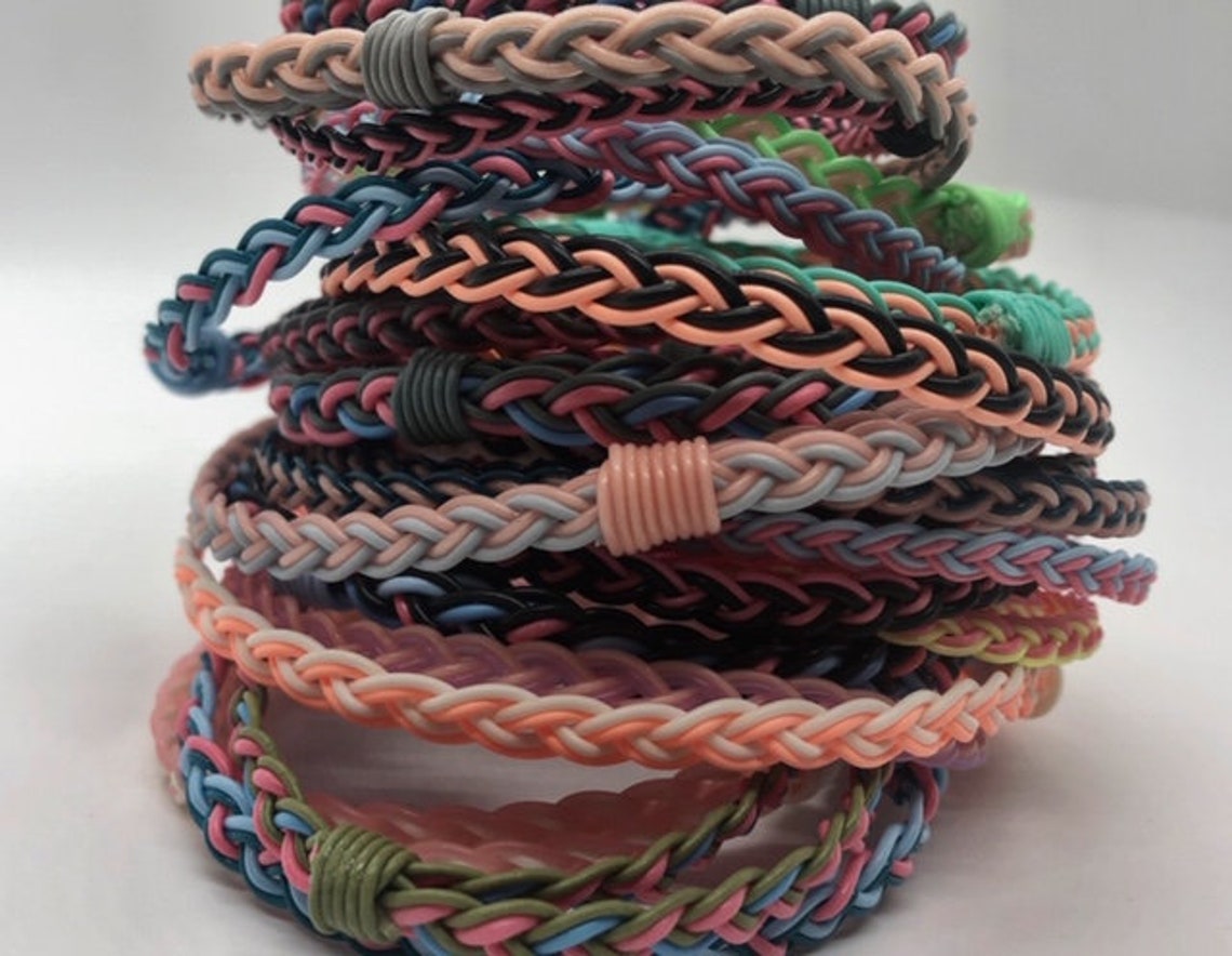 Flyvines Pink Fly Line Bracelets Etsy