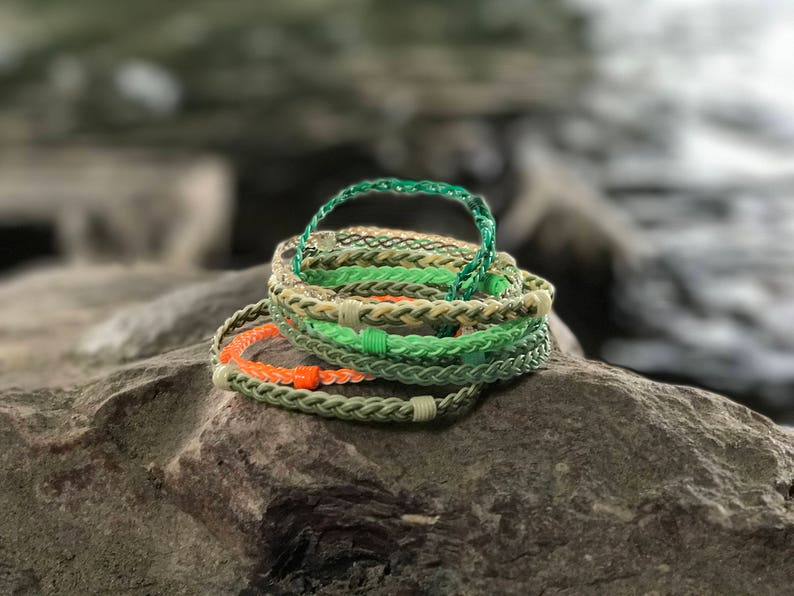Flyvines Recycled Fly Line Fishing Bracelet Etsy