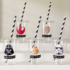 Star Wars Party, Star Wars Party Cups, Star Wars Party Favors, Star Wars Party Supplies, Darth Vader Party Cups, Star Wars Birthday Party