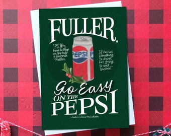 Home Alone Pepsi Christmas Card | Funny Christmas Card | Cute Christmas Card | Wife Christmas Card