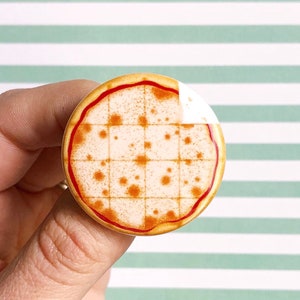 pizza button// button for kids// gift for kids// chicago styled pizza button