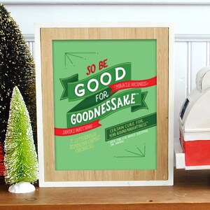 Kerstmis te koop Goed voor Goodnessake 8x10 Kerst Art Print | Kerstdecoratie | Kerstversiering | Huisdecoratie