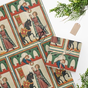 Gift Wrap: Receiving the Favor, medieval illumination, Manesse Codex