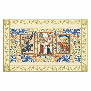 Floor & Rugs Home & Living illuminated calligraphy Dornier Rug Medieval ...