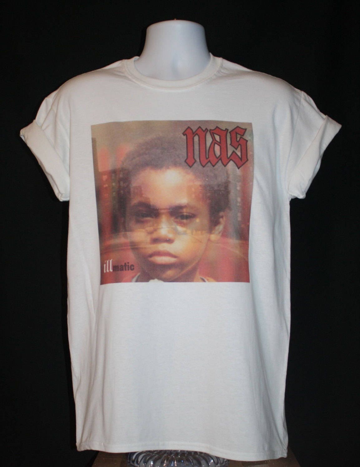 nas illmatic t-shirt 90s 1990s hip hop rap retro vtg vintage | Etsy