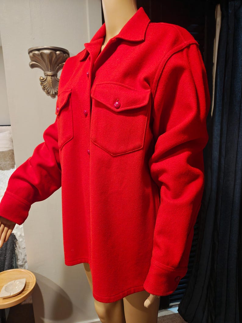 Wool Shacket 70s Era Vintage - Etsy