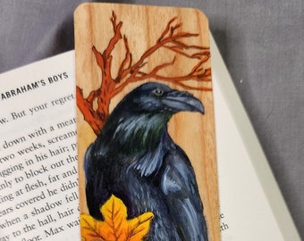 Monstera Leaves One Of A Kind Painted Wooden Bookmark