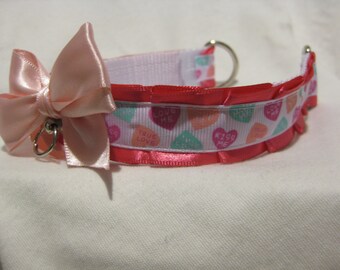 Valentine's Day, Love, Hearts, LIMITED EDITION, Collar, Choker, Sweethearts, Candy, Sweet, Kitten, Play, Pet, Bdsm, Cute, Tie, Lockable