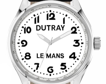 Dutray Le Mans Style Souvenir Clock, Gents Wrist Watch