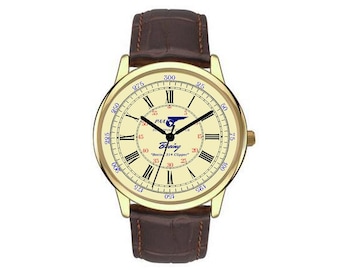Pan Am Airways, Boeing 314 Clipper armbandsur, retro urtavla i vintagestil från 1930-40-talet.