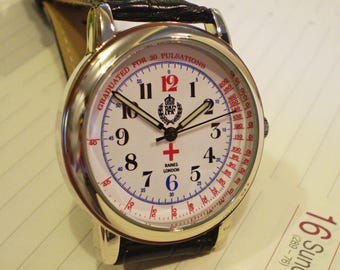 RAF Sanitätsoffiziere Ärzte Oxford Armbanduhr WW2 Design, Retro Replica Zifferblatt.
