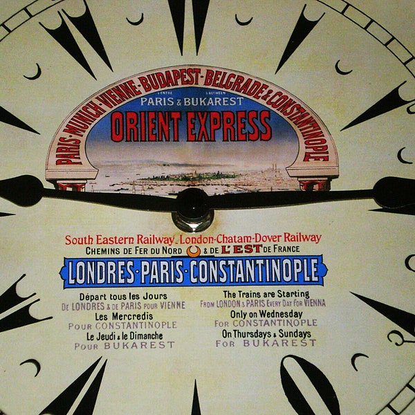 Orient Express Promotionnel Réception Souvenir Réplique Horloge Murale Ottomane, Constantinople