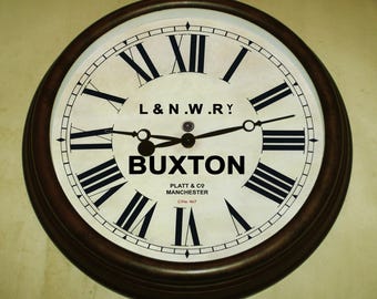 LNWR Station Clock Buxton Station.