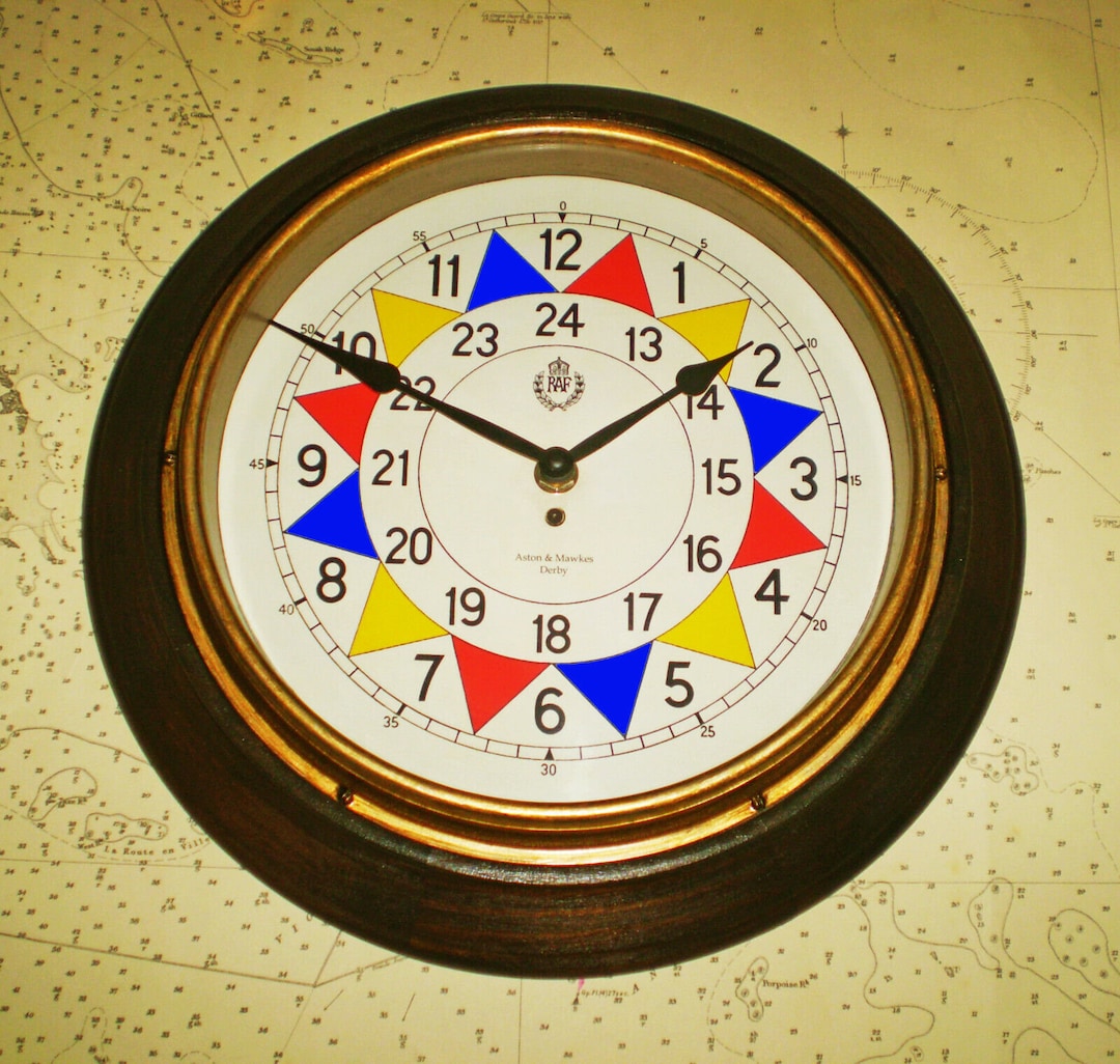 RAF Sector Clock, WW2 Operations Room, Battle of Britain, Replica