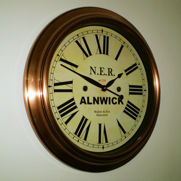 Made To Order Railway Waiting Room Clock,  Customer's Choice Any Company Any Station.