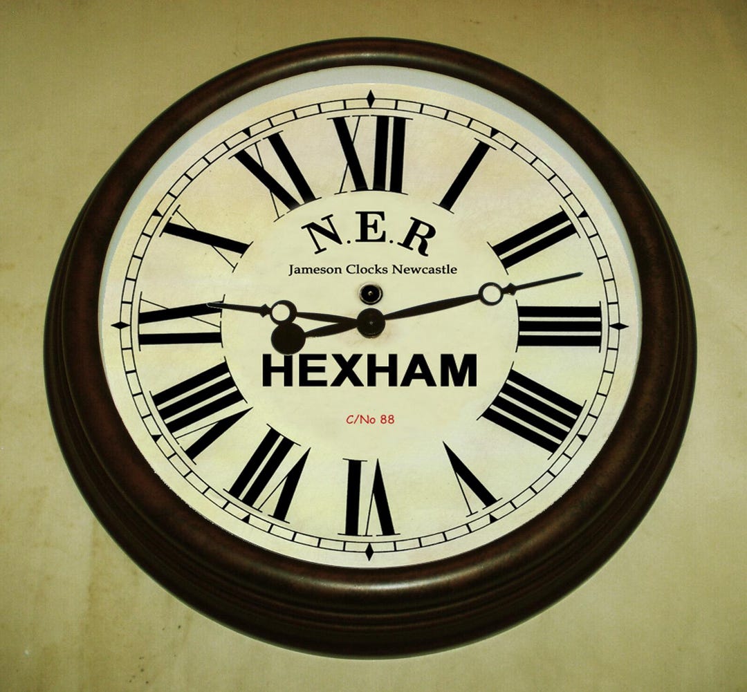 Ner Clock NER North Eastern Railway Station Clock Hexham Station. - Etsy